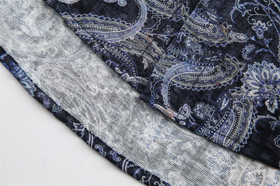 Camisa Casual de Manga Corta con Estampado Paisley para Hombre - Image 24