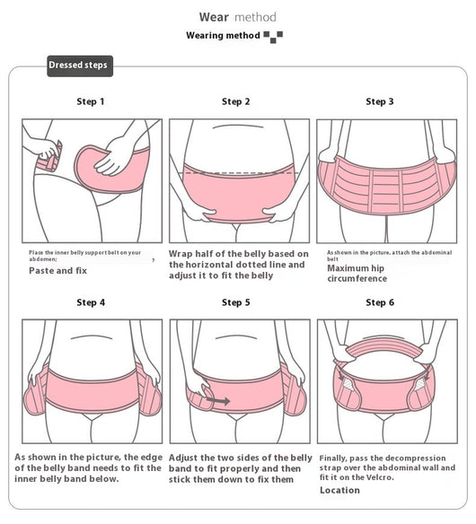 Faja de Embarazo Ajustable de 3 Piezas - Soporte Elástico Transpirable - Image 19