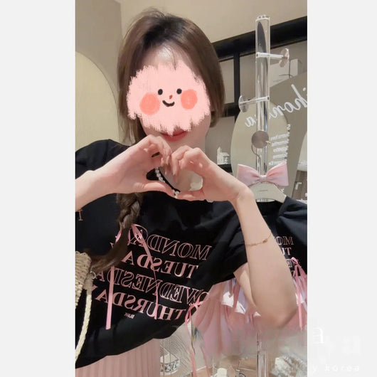 Conjunto Infantil Falda Plisada Estilo Occidental con Camiseta Estampada - Image 19
