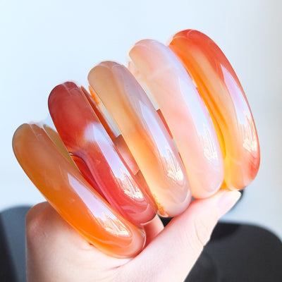 Pulsera de Ágata Natural de Brasil - Gruesa y Auténtica - Image 11