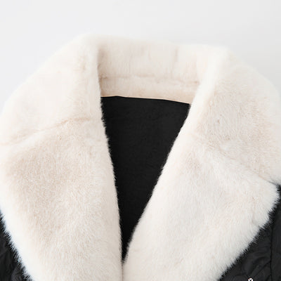 Chaqueta Acolchada Mujer con Cinturón Doble Capa Premium - Image 19