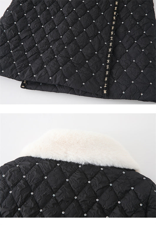 Chaqueta Acolchada Mujer con Cinturón Doble Capa Premium - Image 25