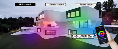 Lámpara de Techo Inteligente RGBCW con WiFi y Control de Intensidad - Image 6