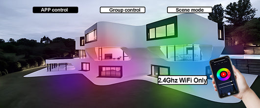 Lámpara de Techo Inteligente RGBCW con WiFi y Control de Intensidad - Image 6