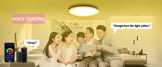 Lámpara de Techo Inteligente RGBCW con WiFi y Control de Intensidad - Image 10