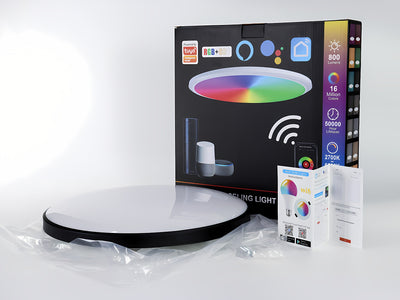 Lámpara de Techo Inteligente RGBCW con WiFi y Control de Intensidad - Image 21