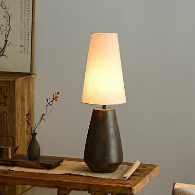 Lámpara de Mesa de Cerámica Estilo Moderno Retro Chino Nostálgico - Image 27