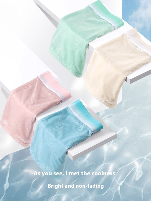 Bóxers Ultradelgados de Malla Transpirable Ice Silk Verano - Image 31
