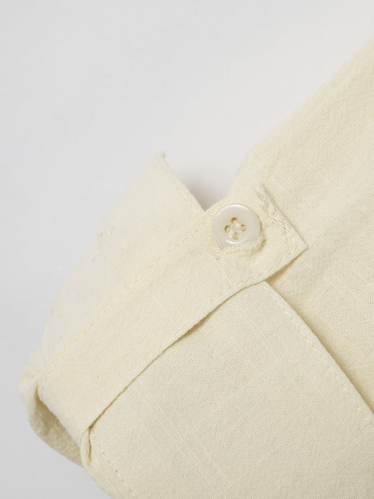 Camisa Casual de Negocios Retro Slim Fit - Algodón y Lino Primavera Otoño - Image 14