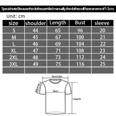 Camiseta Casual Hombre Cuello Redondo Manga Corta con Impresión 3D Digital - Image 10