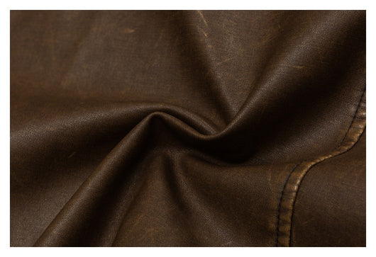 Chaqueta de Cuero PU Estilo Retro Americano Desgastado para Motociclista - Image 12