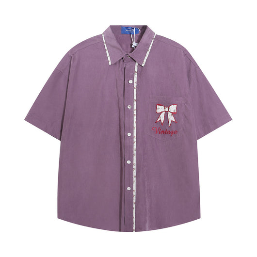 Camisa Suelta Manga Corta Estilo Urbano - Image 7