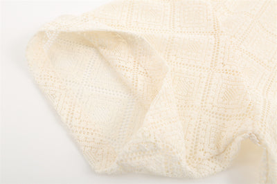 Blusa Calada de Manga Corta en Crochet - Image 9