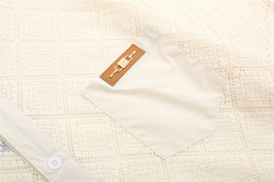 Blusa Calada de Manga Corta en Crochet - Image 11