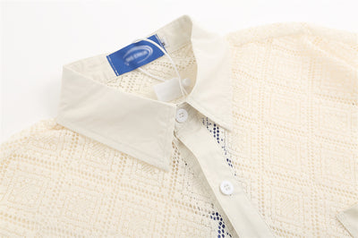 Blusa Calada de Manga Corta en Crochet - Image 16