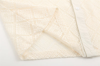 Blusa Calada de Manga Corta en Crochet - Image 25