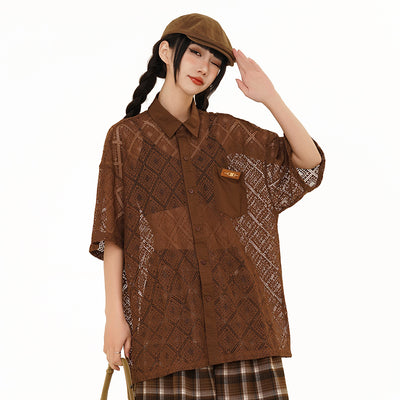 Blusa Calada de Manga Corta en Crochet - Image 27