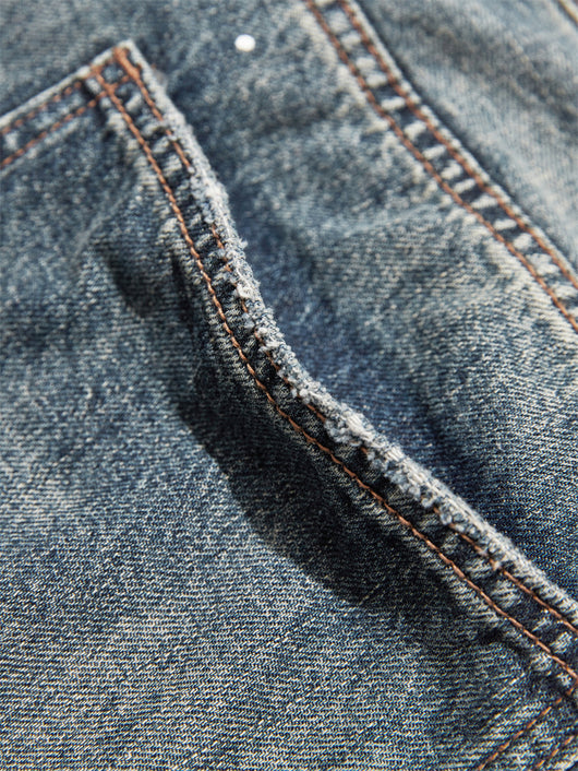 Jeans Anchos de Largo Completo Splash Ink para Hombre - Image 44