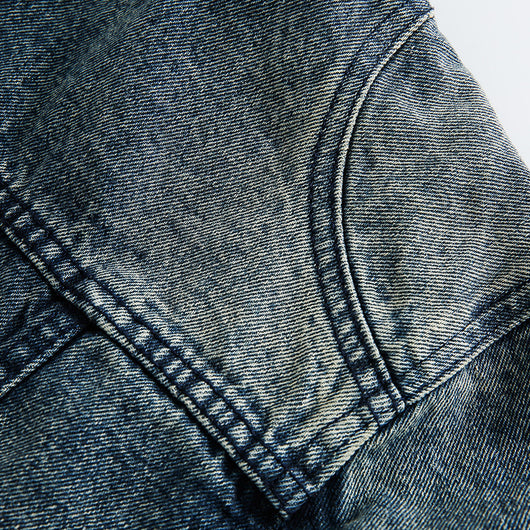 Chaqueta Denim Retro con Bordados para Hombre - Image 20