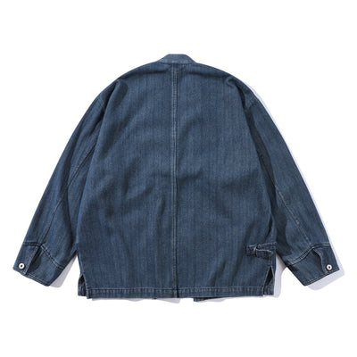 Chaqueta Denim Retro Estilo Chino para Hombre - Image 19