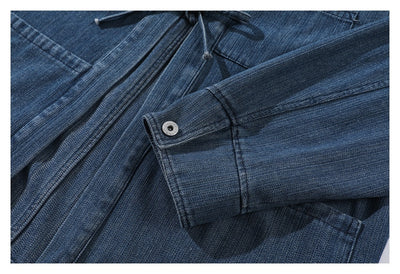 Chaqueta Denim Retro Estilo Chino para Hombre - Image 22