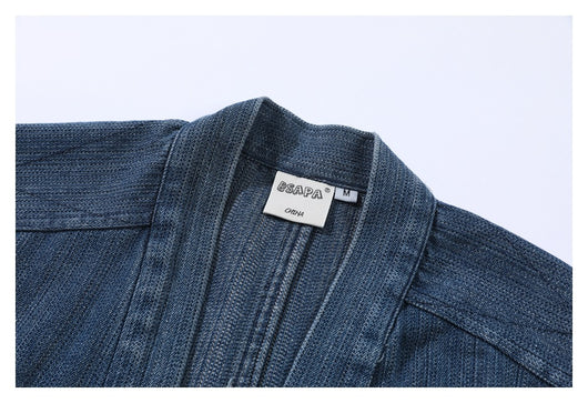 Chaqueta Denim Retro Estilo Chino para Hombre - Image 25