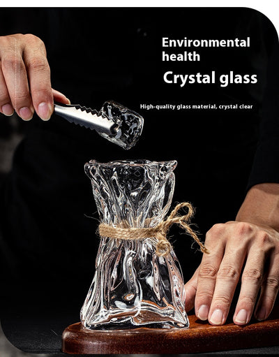 Vaso de Cristal Transparente con Diseño Origami - Image 16