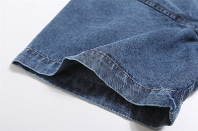 Camisa Denim Lavada con Bordado de Frutas - Manga Corta - Image 16