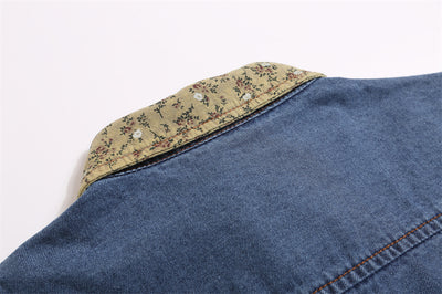 Camisa Casual de Manga Corta con Estampado Floral y Detalles en Solapa - Image 8