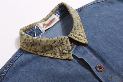 Camisa Casual de Manga Corta con Estampado Floral y Detalles en Solapa - Image 9