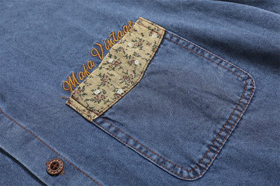 Camisa Casual de Manga Corta con Estampado Floral y Detalles en Solapa - Image 11