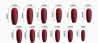 Uñas Postizas con Diseño Rosa y Listón - Image 6