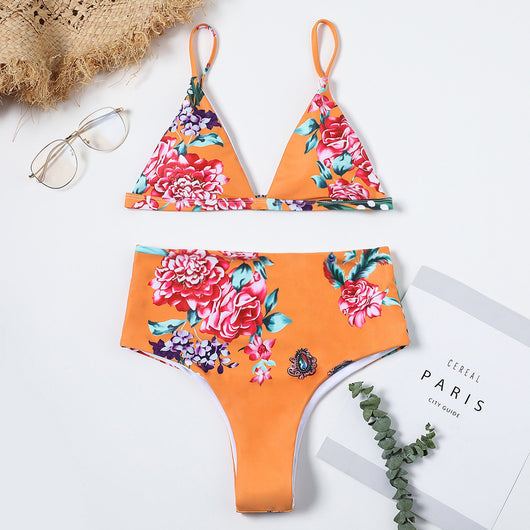 Bikini Estampado de Talle Alto Sexy - Image 16