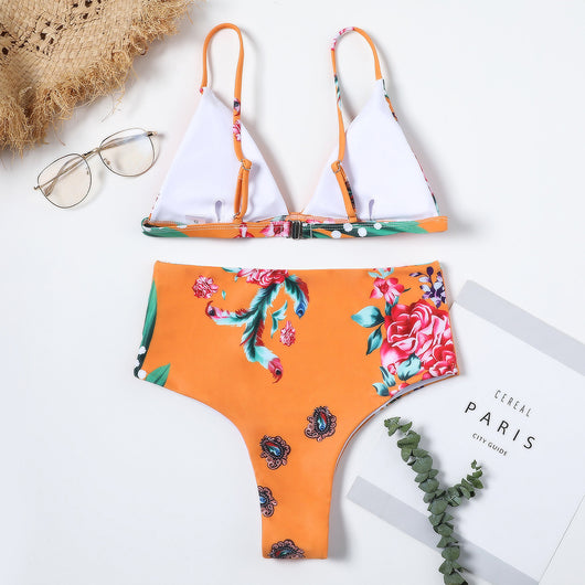 Bikini Estampado de Talle Alto Sexy - Image 17
