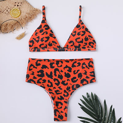 Bikini Estampado de Talle Alto Sexy - Image 19