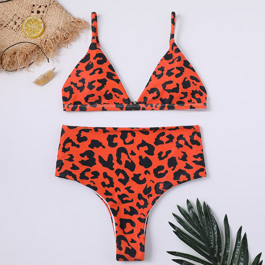 Bikini Estampado de Talle Alto Sexy - Image 19