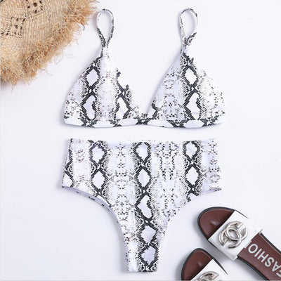 Bikini Estampado de Talle Alto Sexy - Image 26