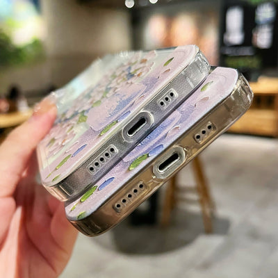 Funda Protectora Transparente Floral para Celular - Image 16