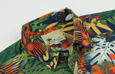 Camisa Hawaiana Estampada con Solapa para Hombre - Image 15