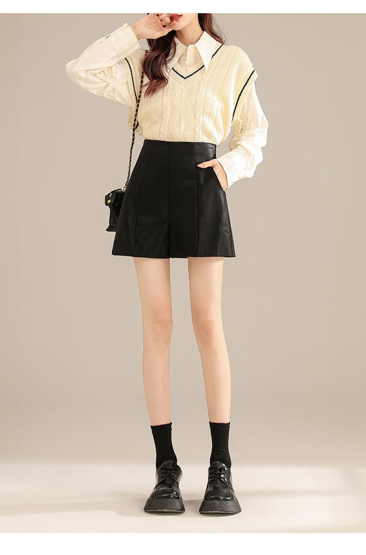 Pantalones Acampanados de Cintura Alta - Línea A para Primavera y Verano - Image 11