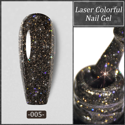 Esmalte de Uñas UV Láser con Lentejuelas Diamante Brillante - Image 14