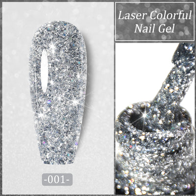 Esmalte de Uñas UV Láser con Lentejuelas Diamante Brillante - Image 26