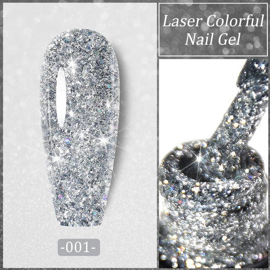 Esmalte de Uñas UV Láser con Lentejuelas Diamante Brillante - Image 26