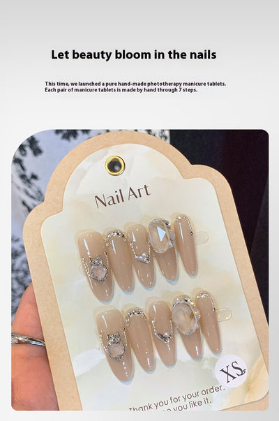 Uñas Postizas Desmontables Blancas para Otoño e Invierno - Image 18