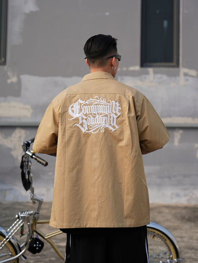 Camisa de Trabajo Rap Style con Bordado Exclusivo para Hombre - Image 34