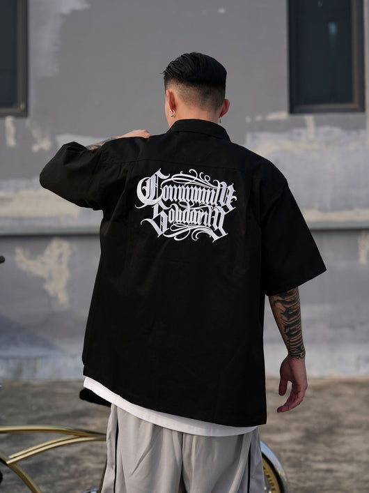 Camisa de Trabajo Rap Style con Bordado Exclusivo para Hombre - Image 35