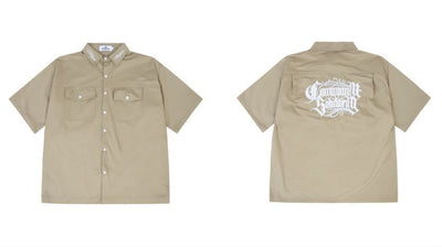 Camisa de Trabajo Rap Style con Bordado Exclusivo para Hombre - Image 38