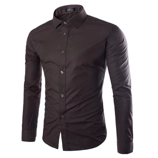 Camisa Polo de Manga Larga sin Planchado para Hombre - Image 12