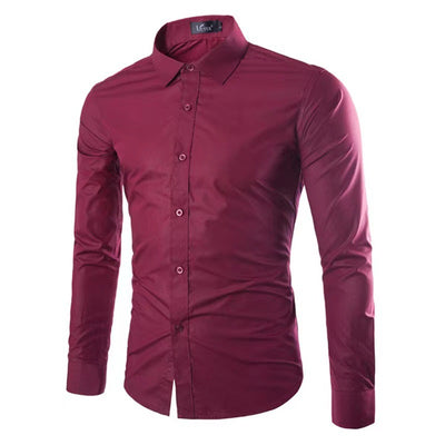 Camisa Polo de Manga Larga sin Planchado para Hombre - Image 32