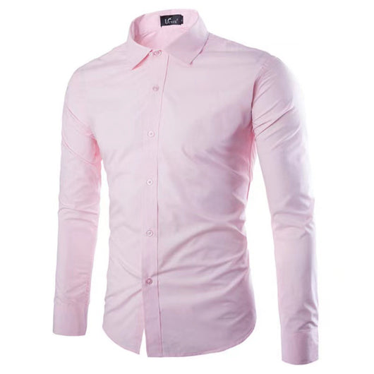 Camisa Polo Casual sin Planchado con Mangas Largas para Hombre - Image 38